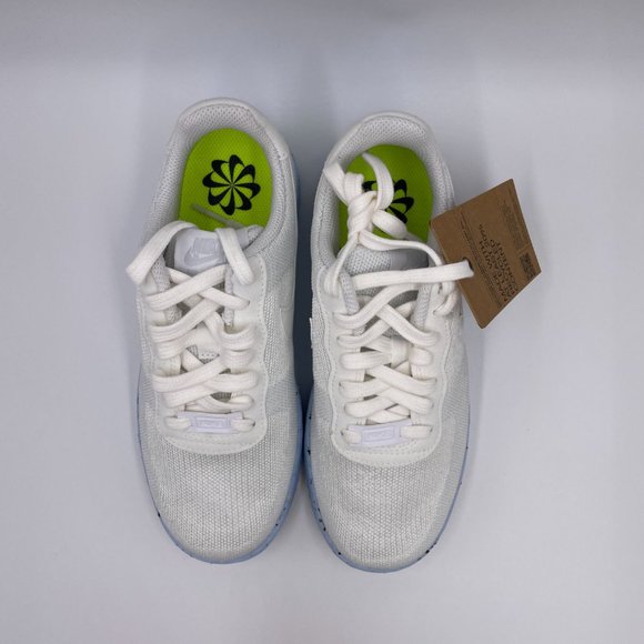 Nike AF1 Crater Flyknit White / Pure Platinum Womens Shoes - Picture 5 of 8